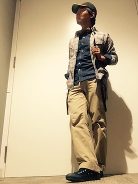 「アイテム（蝶ネクタイ）」を使った、Ayato Kaminaさん（メンズ・171cm）の秋コーディネート