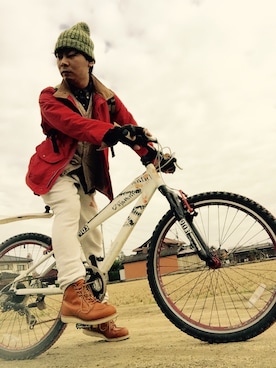 Ayato Kaminaさん（メンズ・171cm）の冬コーディネート