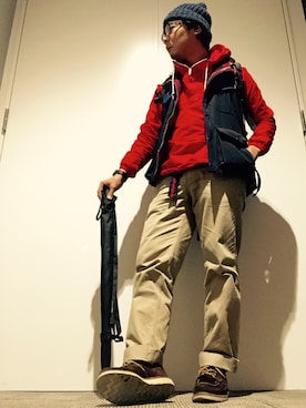 Ayato Kaminaさん（メンズ・171cm）の冬コーディネート