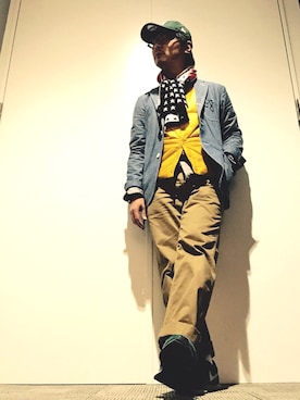 Ayato Kaminaさん（メンズ・171cm）の冬コーディネート