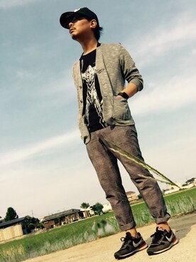 Ayato Kaminaさん（メンズ・171cm）の夏コーディネート