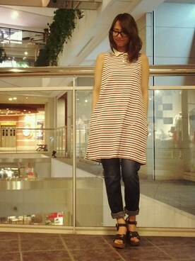 tashimanaさん（レディース・160cm）の夏コーディネート