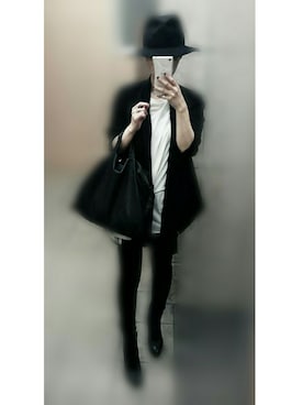 「alexanderwang（アレキサンダーワン）のアイテム（ジャケット/アウター）」を使った、memoriさん（レディース・151cm）の秋コーディネート