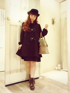 「F i.n.t（フィント）のアイテム（その他アウター）」を使った、F i.n.tさん（レディース・153cm）の秋コーディネート