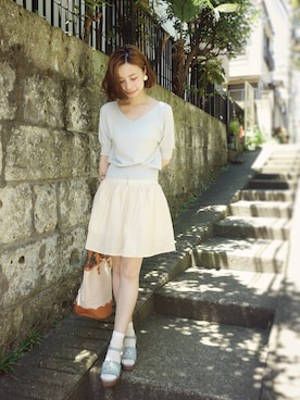 F i.n.tさん（レディース・157cm）の夏コーディネート