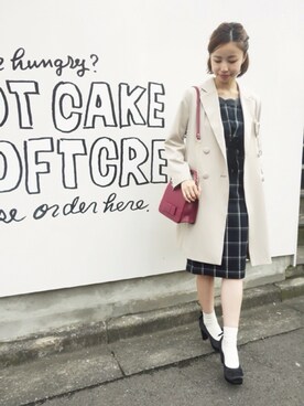 「F i.n.t（フィント）のアイテム（テーラードジャケット）」を使った、F i.n.tさん（レディース・157cm）の秋コーディネート