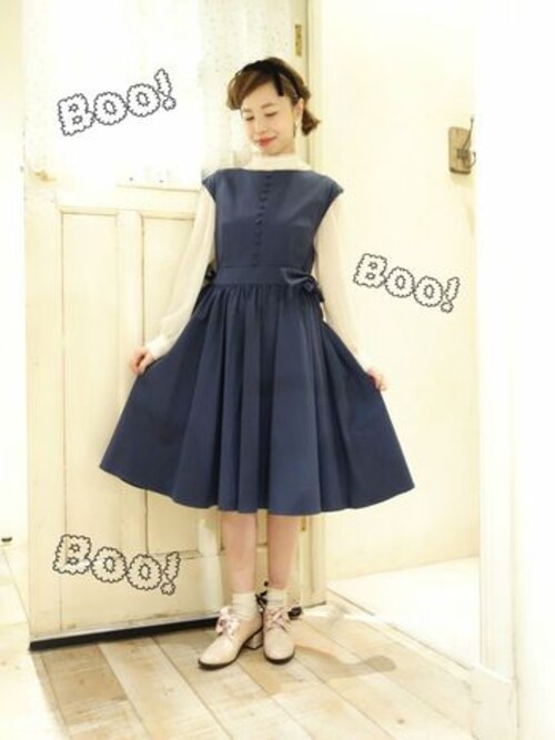 Fi N T F I N T Daikanyama An Another Angelusのワンピースを使ったコーディネート Wear