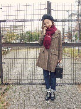 「F i.n.t（フィント）のアイテム（テーラードジャケット）」を使った、F i.n.tさん（レディース・157cm）の秋コーディネート