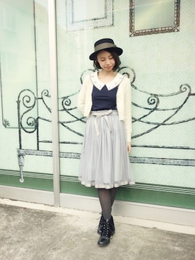 F i.n.tさん（レディース・157cm）の冬コーディネート