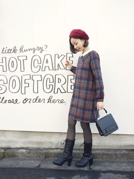 F i.n.tさん（レディース・157cm）の冬コーディネート