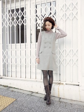 F i.n.tさん（レディース・157cm）の冬コーディネート