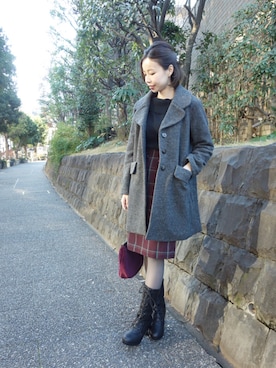 F i.n.tさん(レディース・157cm)の冬コーディネート