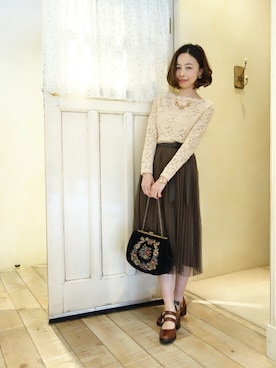 F i.n.tさん（レディース・158cm）の冬コーディネート