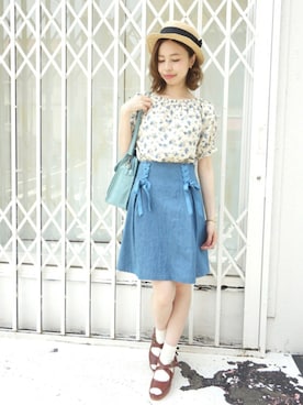 F i.n.tさん（レディース・157cm）の春コーディネート