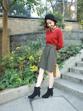 F i.n.tさん（レディース・157cm）の秋コーディネート