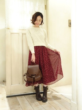 F i.n.tさん（レディース・157cm）の秋コーディネート