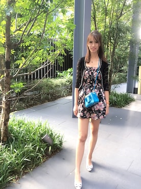 「HERMES」｜「アイテム（ノーカラージャケット）」を使った、hadarashuangさん（レディース・178cm）の秋コーディネート