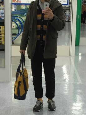 「アイテム（カバーオール）」を使った、mr.Tさん（メンズ・176cm・40代）の秋コーディネート
