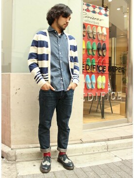 EDIFICE新宿店さんのコーディネート