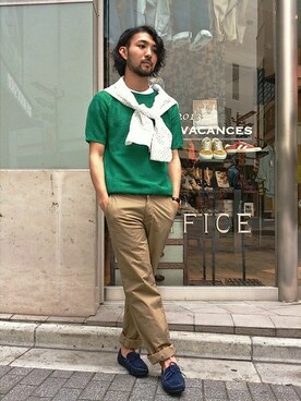 EDIFICE新宿店さん（メンズ・170cm）の夏コーディネート