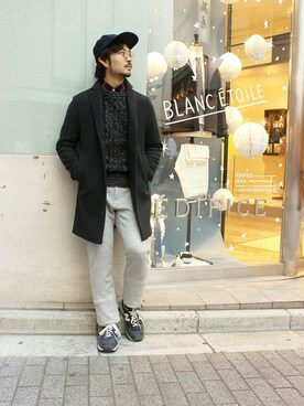 EDIFICE新宿店さん（メンズ・171cm）の秋コーディネート