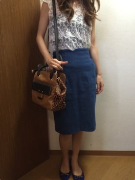 「美術館」｜「アイテム（バレエシューズ）」を使った、Yumikoさん（レディース・163cm）の夏コーディネート