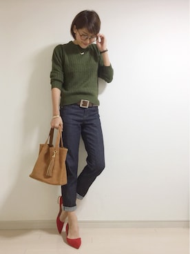 あかいろさん(レディース・163cm)の秋コーディネート