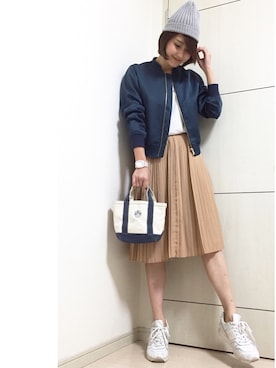 あかいろさん（レディース・163cm）の春コーディネート