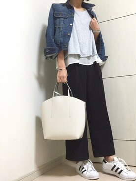 「Marc by Marc Jacobs（マークバイマークジェイコブス）のアイテム（アクセサリー）」を使った、あかいろさん（レディース・163cm）の春コーディネート