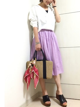 あかいろさん（レディース・163cm）の春コーディネート