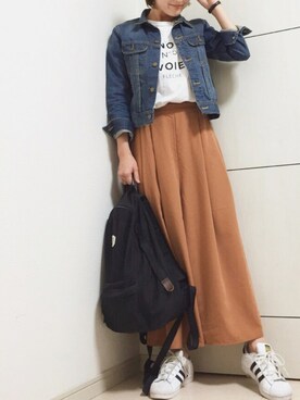 あかいろさん（レディース・163cm）の春コーディネート