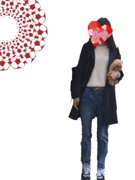 「PRPS（ピーアールピーエス）のアイテム（ジャケット/アウター）」を使った、おの  らんさん（レディース・160cm）の冬コーディネート