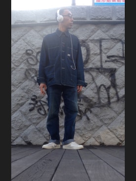 「ロールアップ」｜「アイテム（CD）」を使った、nabuさん（メンズ・165cm）の冬コーディネート