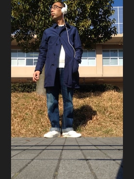 「ロールアップ」｜「アイテム（CD）」を使った、nabuさん（メンズ・165cm）の春コーディネート