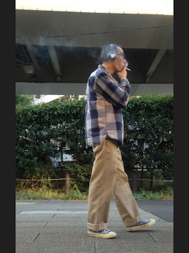 「ベンデイビス」｜「アイテム（CD）」を使った、nabuさん（メンズ・165cm）の秋コーディネート