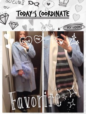 erikohiguさん（レディース・162cm）の冬コーディネート