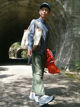 「The DUFFER of ST.GEORGE（ザダファーオブセントジョージ）のアイテム（ブルゾン）」を使った、matsu★さん（メンズ・167cm）の秋コーディネート