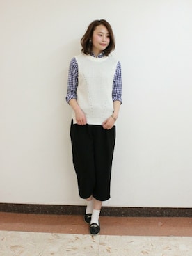 「くつした」｜かなさん（レディース・169cm）の春コーディネート
