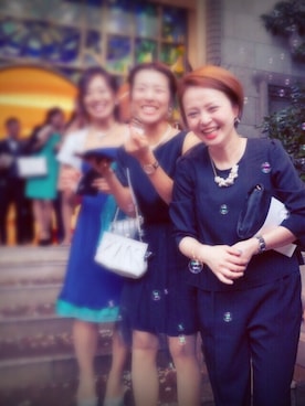 「アイテム（つなぎ/オールインワン）」を使った、MIKAさん（レディース・162cm）の秋コーディネート