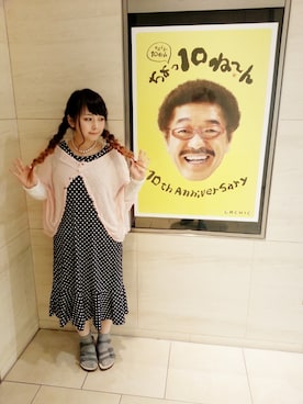 「春ワンピ」｜「アイテム（その他）」を使った、cony_y♡さん（レディース・156cm）の春コーディネート