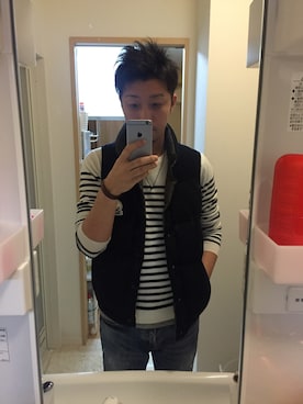 「アイテム（ジャケット/アウター）」を使った、bebeさん（メンズ・182cm・30代）の秋コーディネート