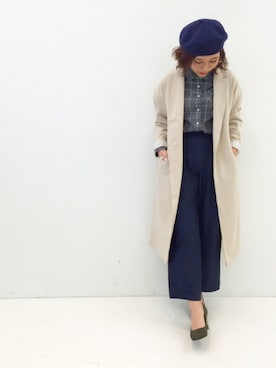 「IEDIT」｜ayapiさん（レディース・156cm）の冬コーディネート