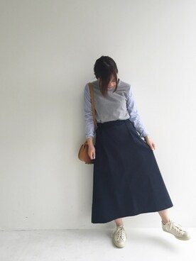 「IEDIT（イディット）のアイテム」を使った、ayapiさん（レディース・156cm）の春コーディネート