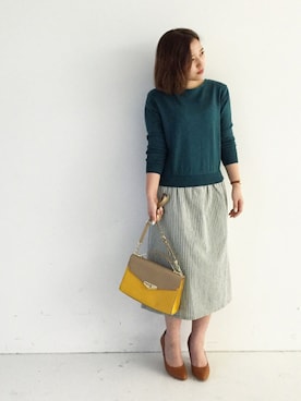 「アイテム（腕時計）」を使った、ayapiさん（レディース・156cm）の春コーディネート