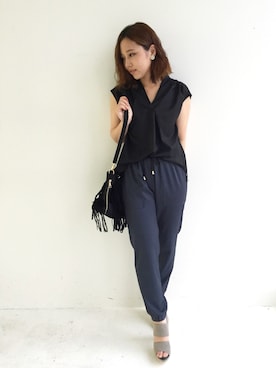 「アイテム（イヤリング）」を使った、ayapiさん（レディース・156cm・20代）の夏コーディネート