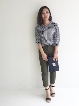 「アイテム（ブレスレット）」を使った、ayapiさん（レディース・156cm・20代）の夏コーディネート