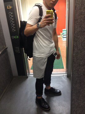 「ローカット」｜「アイテム（ブーツ）」を使った、WT-Rさん（メンズ・168cm）の夏コーディネート