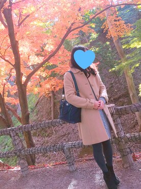 「Te chichi（テチチ）のアイテム（ジャケット/アウター）」を使った、急募さん（レディース・156cm）の冬コーディネート
