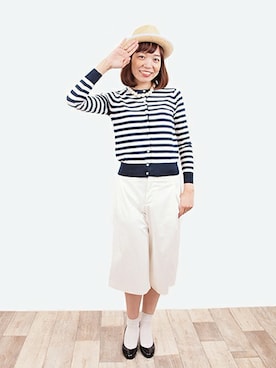 「キュロット」｜FREDY&GLOSTERさん（レディース・162cm）の春コーディネート