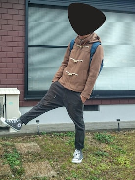 「JOURNAL STANDARD（ジャーナルスタンダード）のアイテム（ダッフルコート）」を使った、Shogo.Oさん（メンズ・177cm）の冬コーディネート